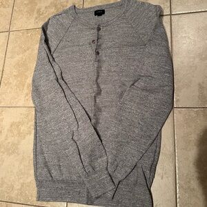 J. Crew Men’s Gray Henley